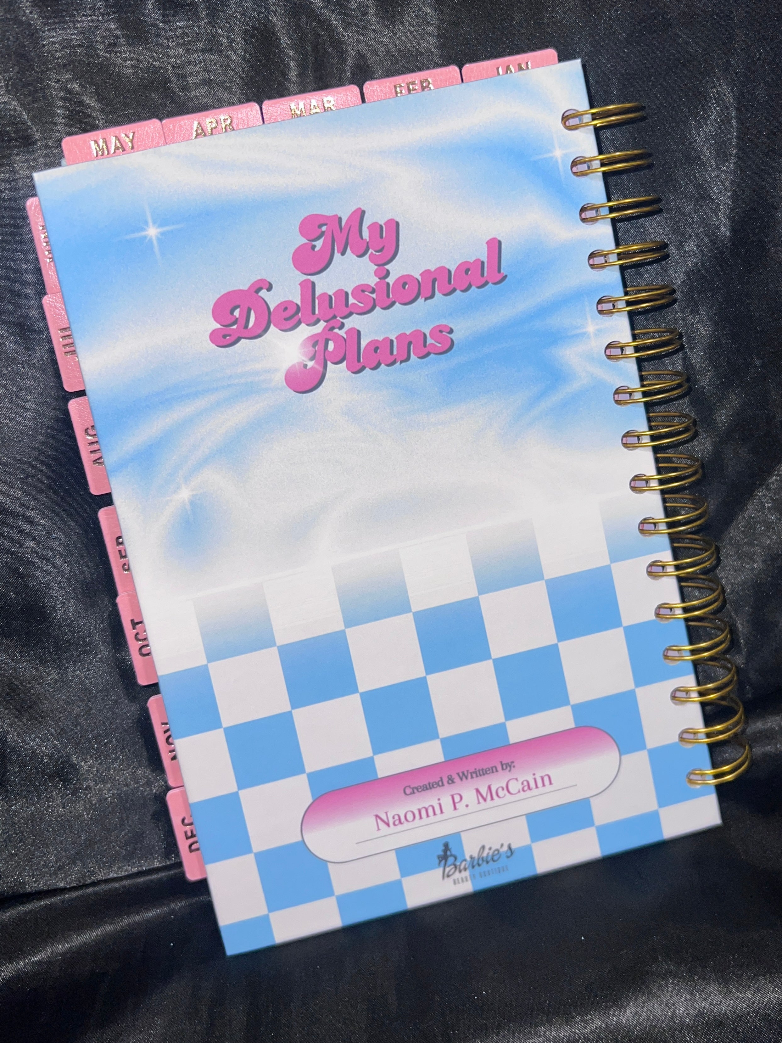 My Delusional Plans Planner 2026 | Goal-Setting & Manifestation Planner